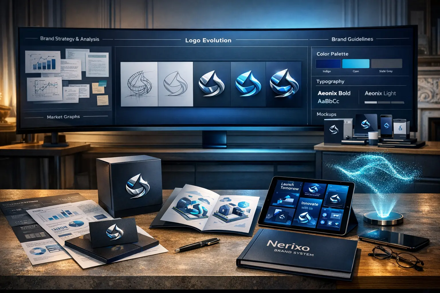 Branding professionnel pour entreprises françaises - Agence Nerixo Group