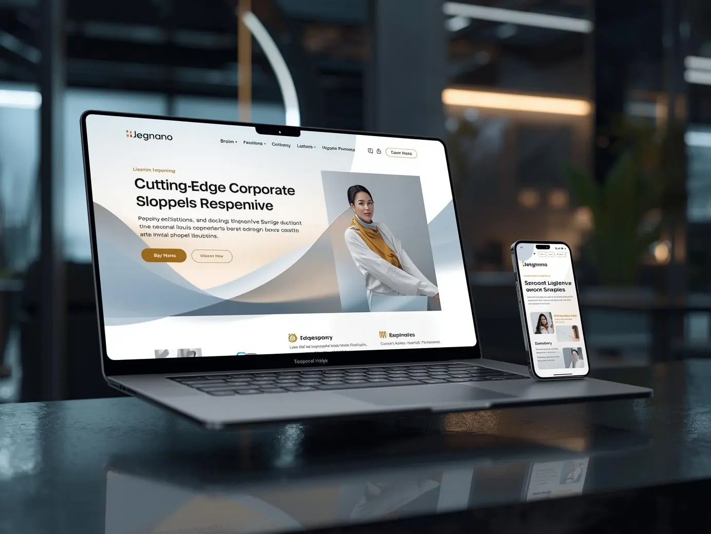 Site web corporatif entreprise française - Réalisation NERIXO GROUP